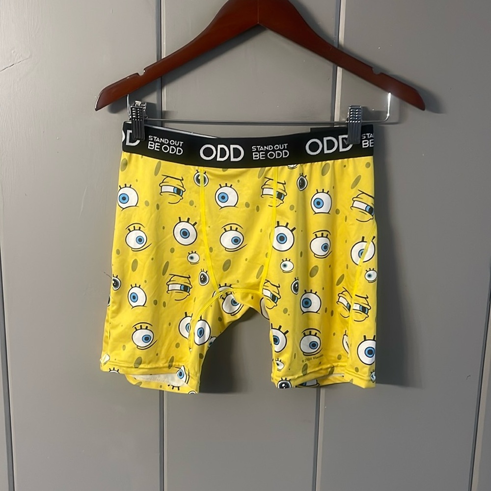 NWTS Sponge Bob Stand Out Be ODD Men's Boxer Briefs